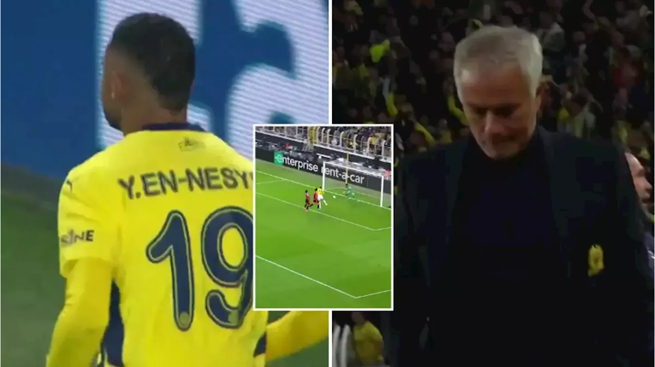 Jose Mourinho's reaction to Fenerbahce scoring against Man Utd has got fans talking