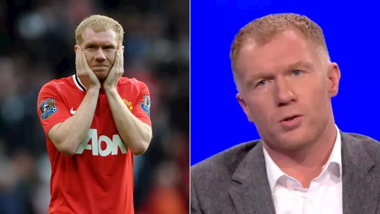 Man Utd legend Paul Scholes didn't hesitate when naming his three toughest opponents