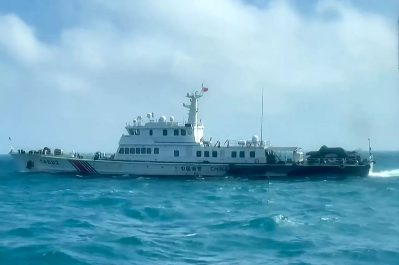 Indonesia drives out China coast guard in disputed waters