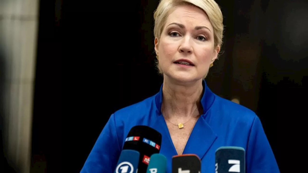 Innere Sicherheit: Schwesig will über Sicherheitspaket reden