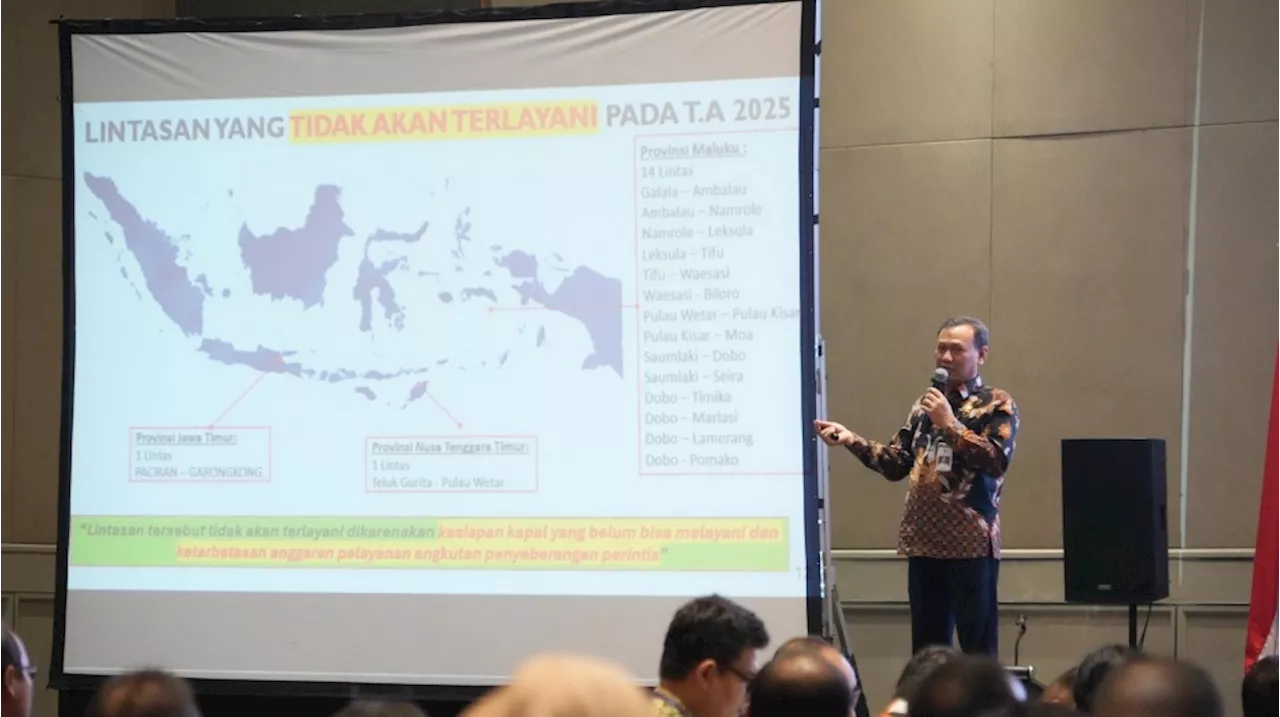 Ditjen Hubdat Evaluasi Lintas Penyeberangan Perintis 2024 dan Penetapan Lintas Penyeberangan Perintis 2025