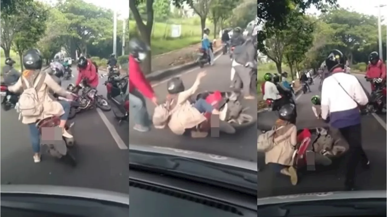 Jangan Panik, Begini Cara Tepat Dirikan Motor yang Jatuh Langsung dari Pakar