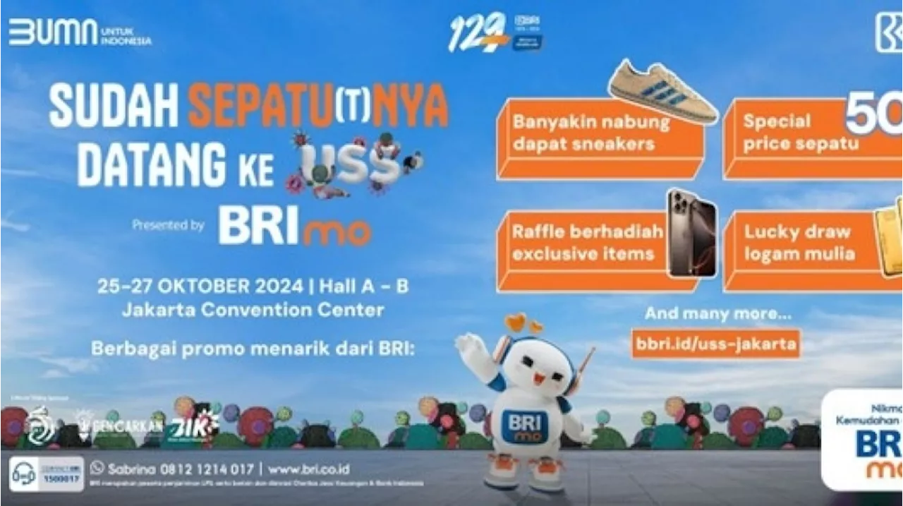 USS 2024 Presented by BRImo Hadir di JCC, Pencinta Sneakers Wajib Borong dan Merapat!