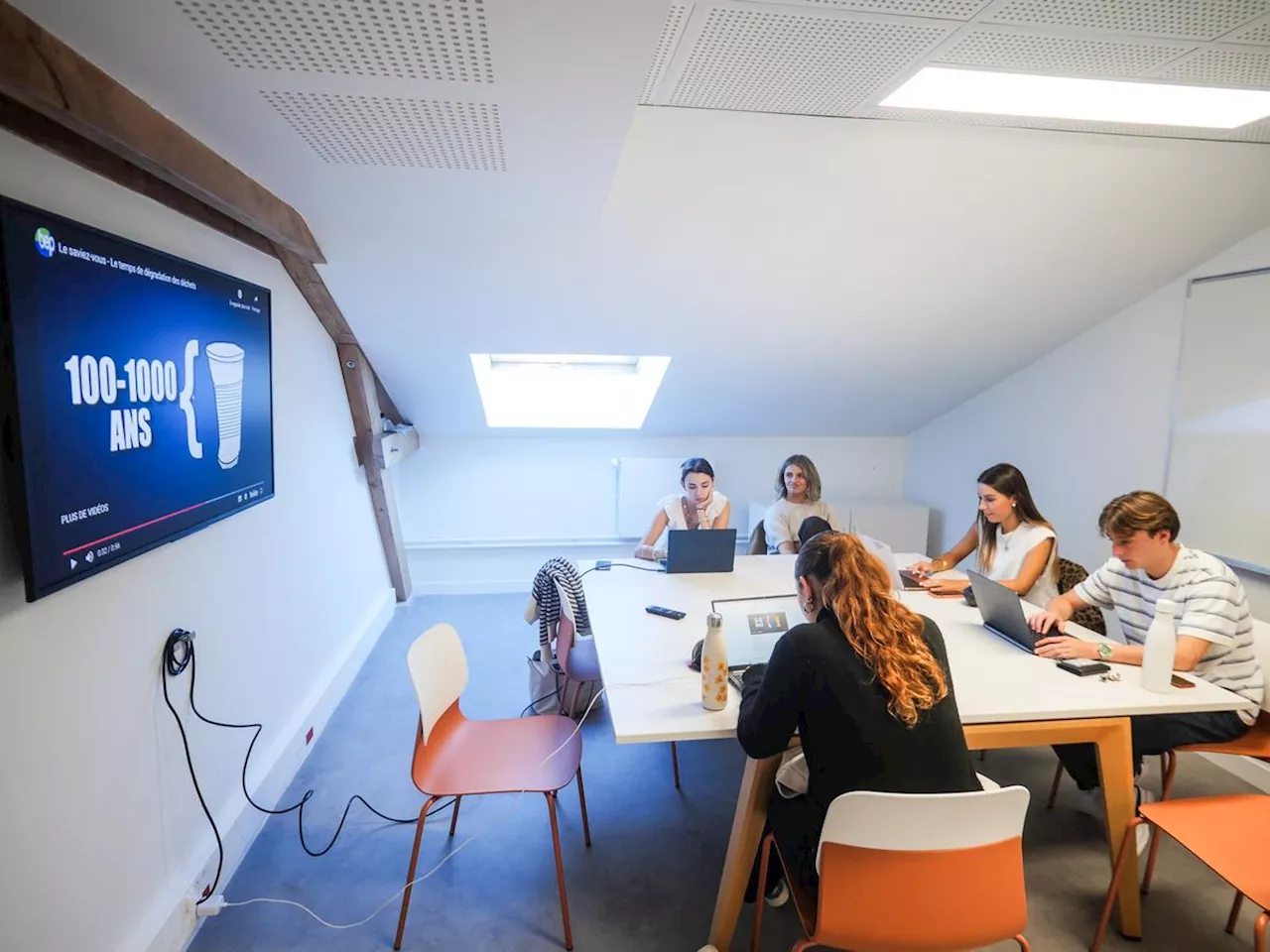 Bayonne : les étudiants de l’IUT bûchent désormais sous les toits, dans de confortables canapés