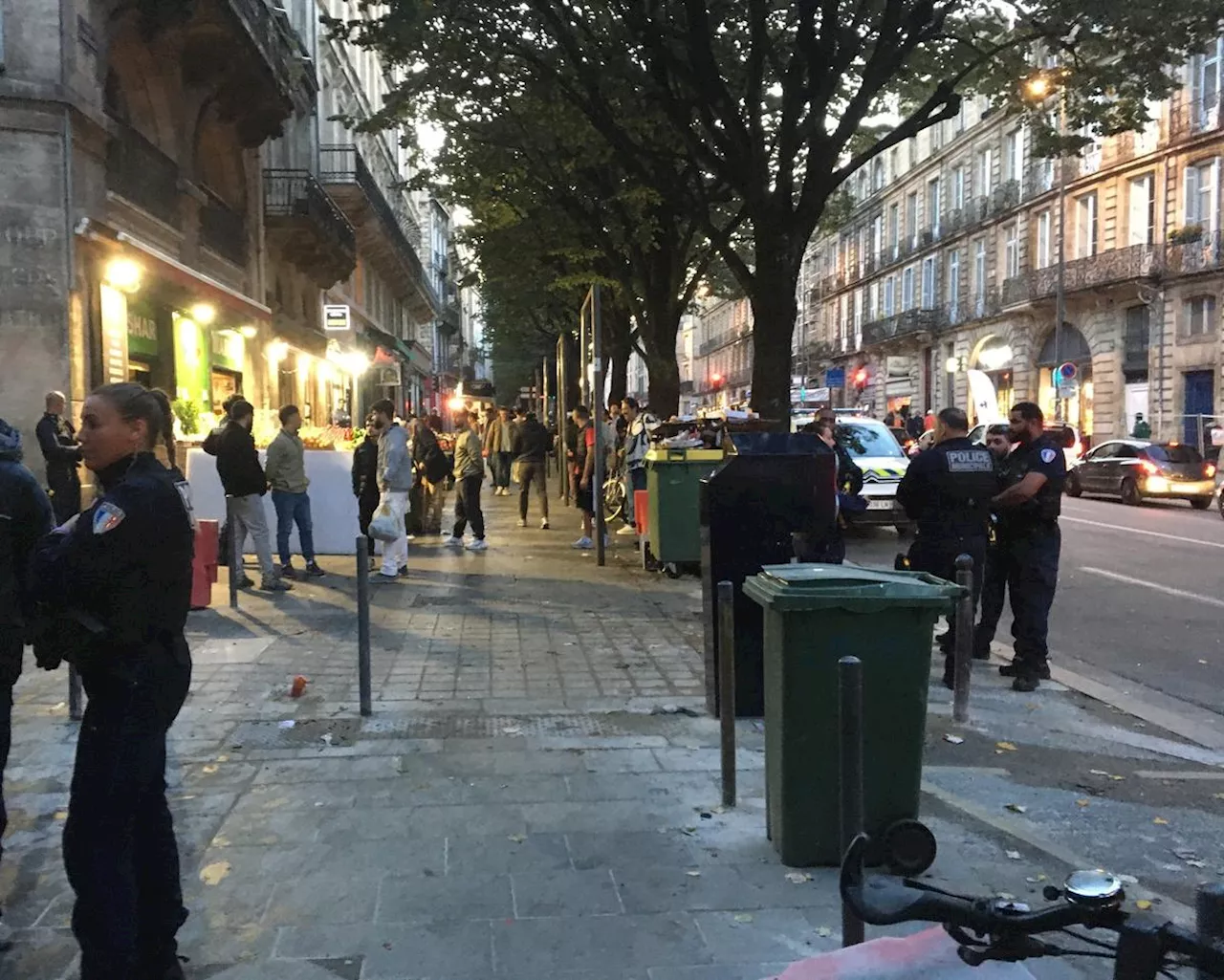 Bordeaux : il se fait casser une bouteille sur la tête en bas du cours Victor-Hugo