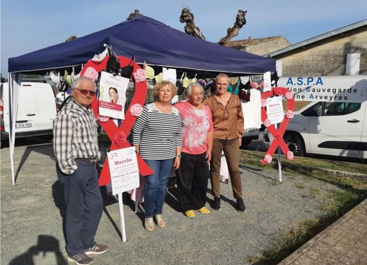 Gironde : l’association Vivre comme avant se mobilise contre le cancer du sein à Arveyres