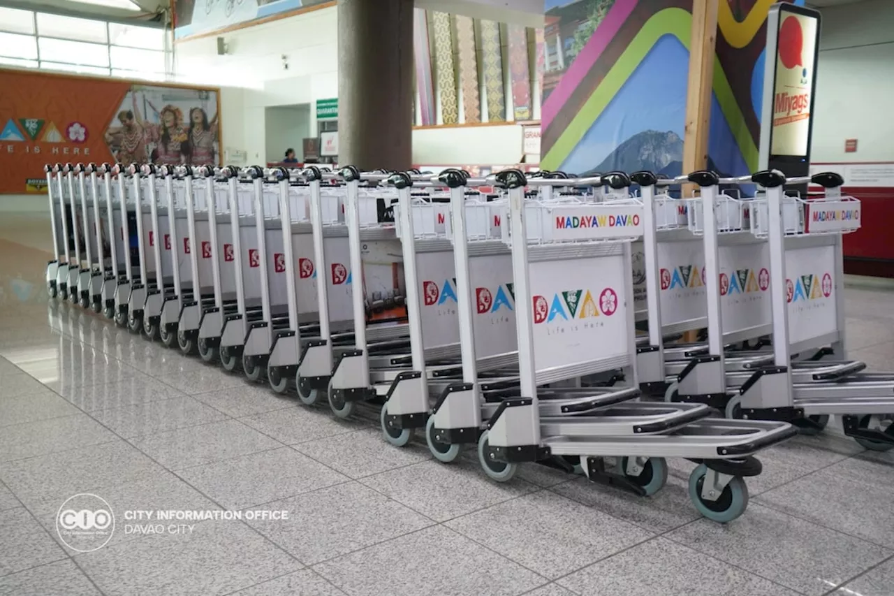 Davao City receives new push carts for airport