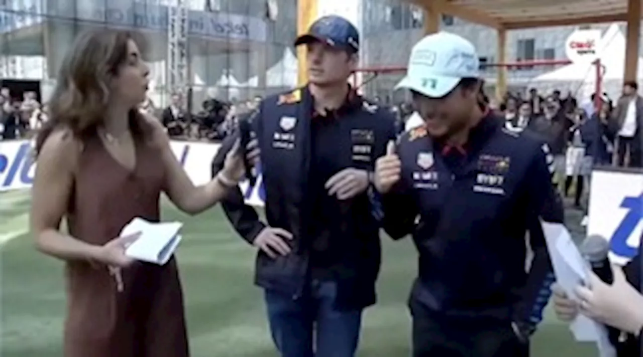 Max Verstappen leaves presenter stunned with odd ‘balls’ comment at Mexico City Grand Prix...