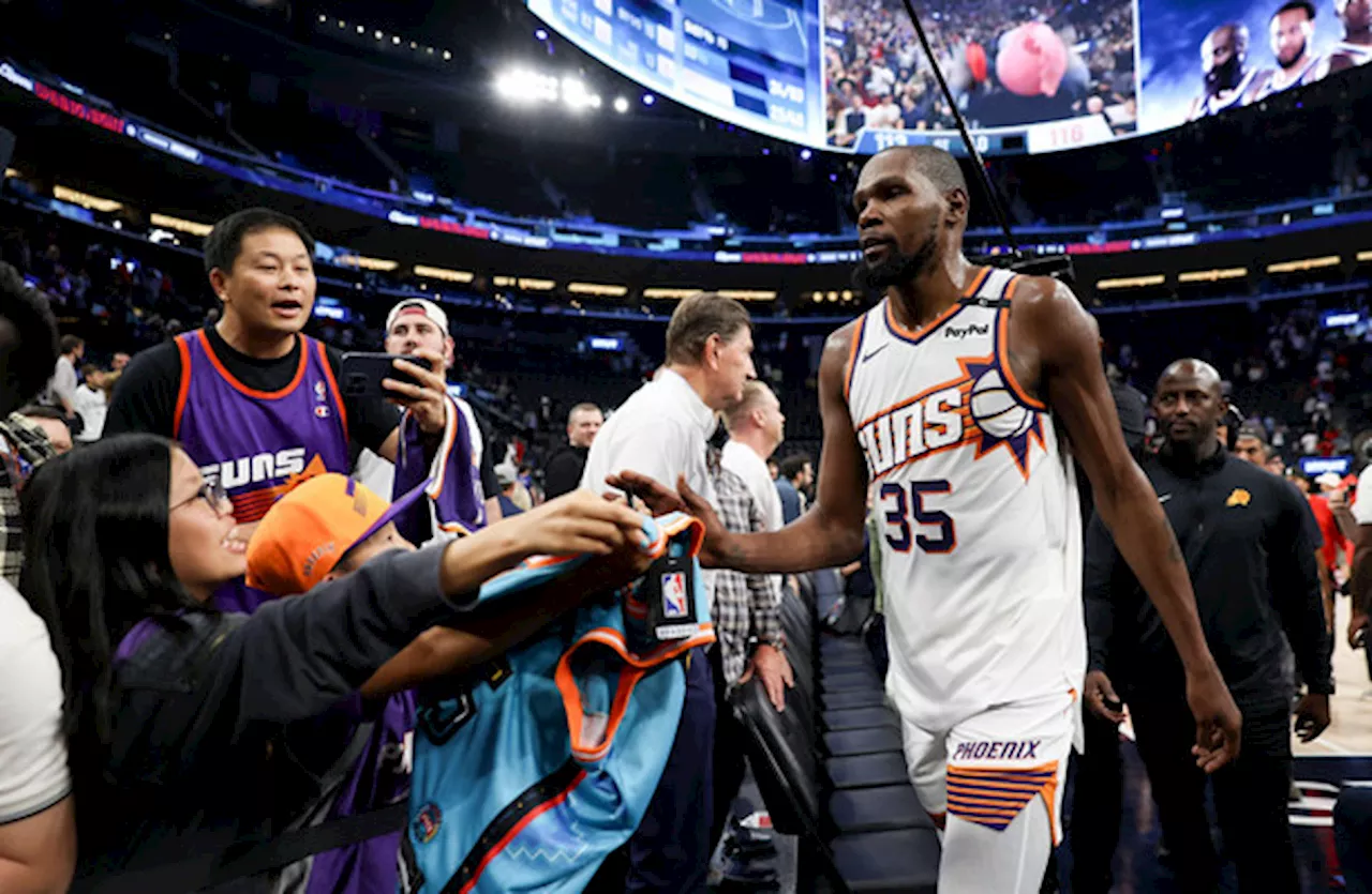 Durant leads Suns to overtime win as Bucks get the better of 76ers