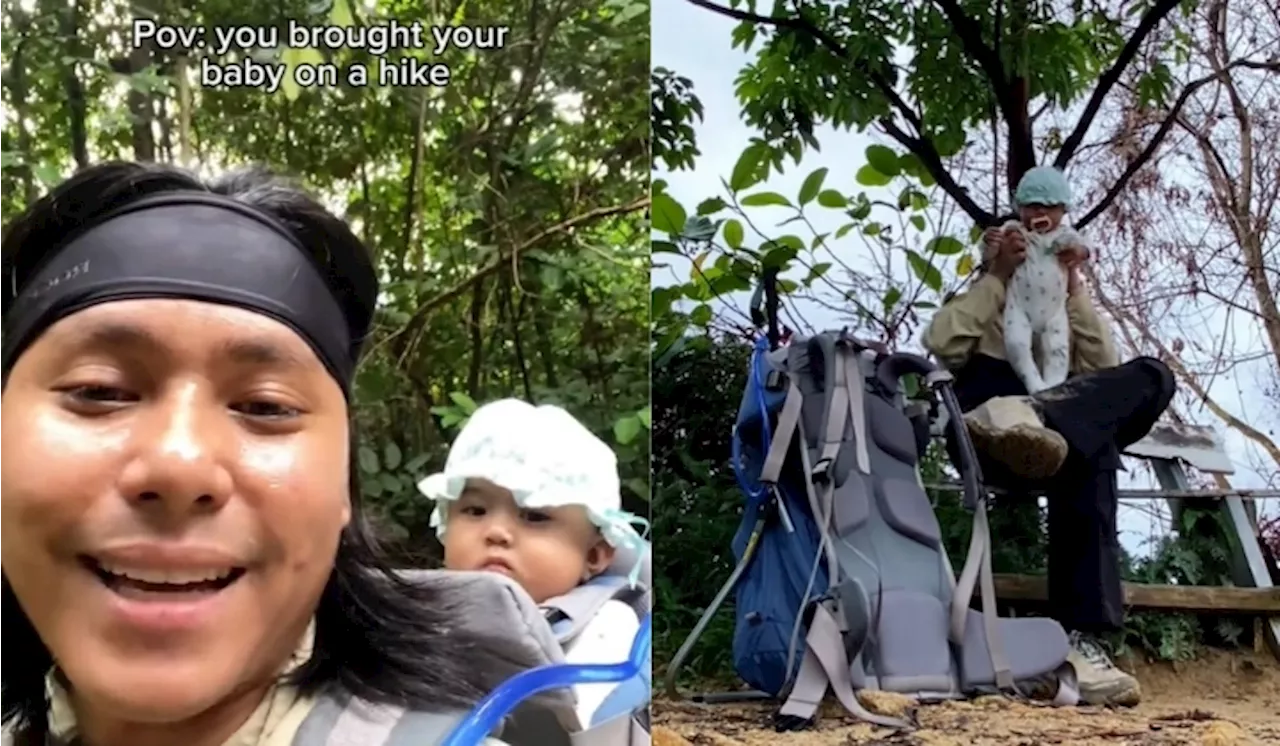 Adventurous Baby! Dad’s Hiking Trip With 9-Month-Old Daughter