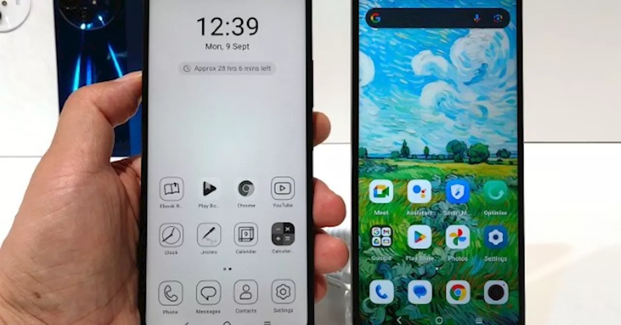液晶と電子ペーパーのいいとこ取りをしたTCLの新世代ディスプレイ搭載スマホが着実に進化している：山根康宏の海外モバイル探訪記（1/2 ページ）