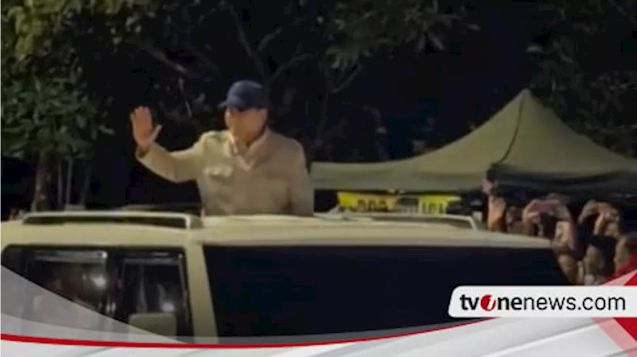 Prabowo Tiba di Akmil Magelang Naik MV3 Garuda, Sapa Warga Jawa Tengah di Bawah Rintik Hujan