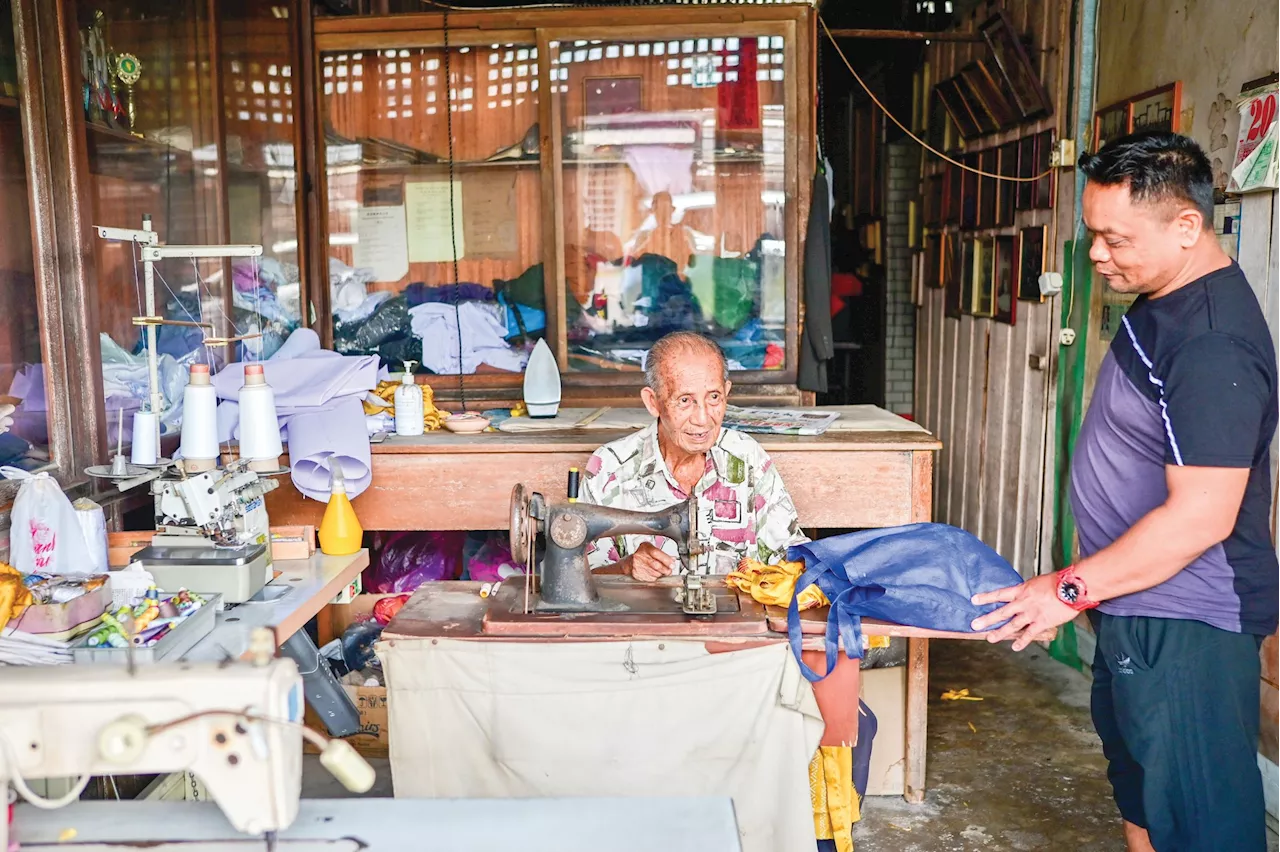 Selagi terdaya, saya akan menjahit