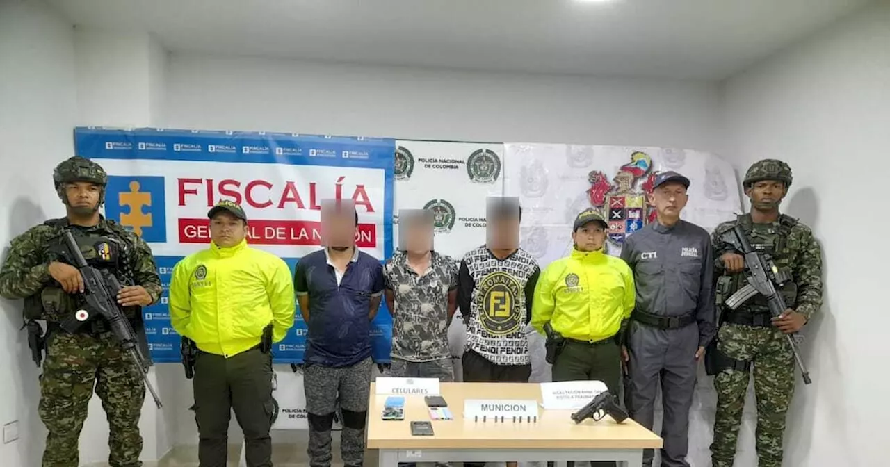 Tres hombres fueron capturados por un doble homicidio ocurrido en el sur de Santander