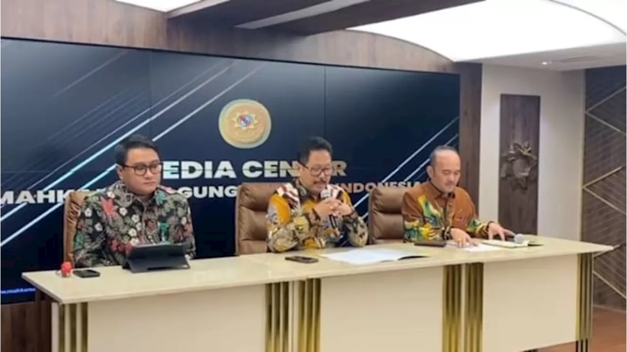 MA Kecewa 3 Hakim yang Bebaskan Ronald Tannur Kena OTT, Padahal Gaji Hakim Baru Naik