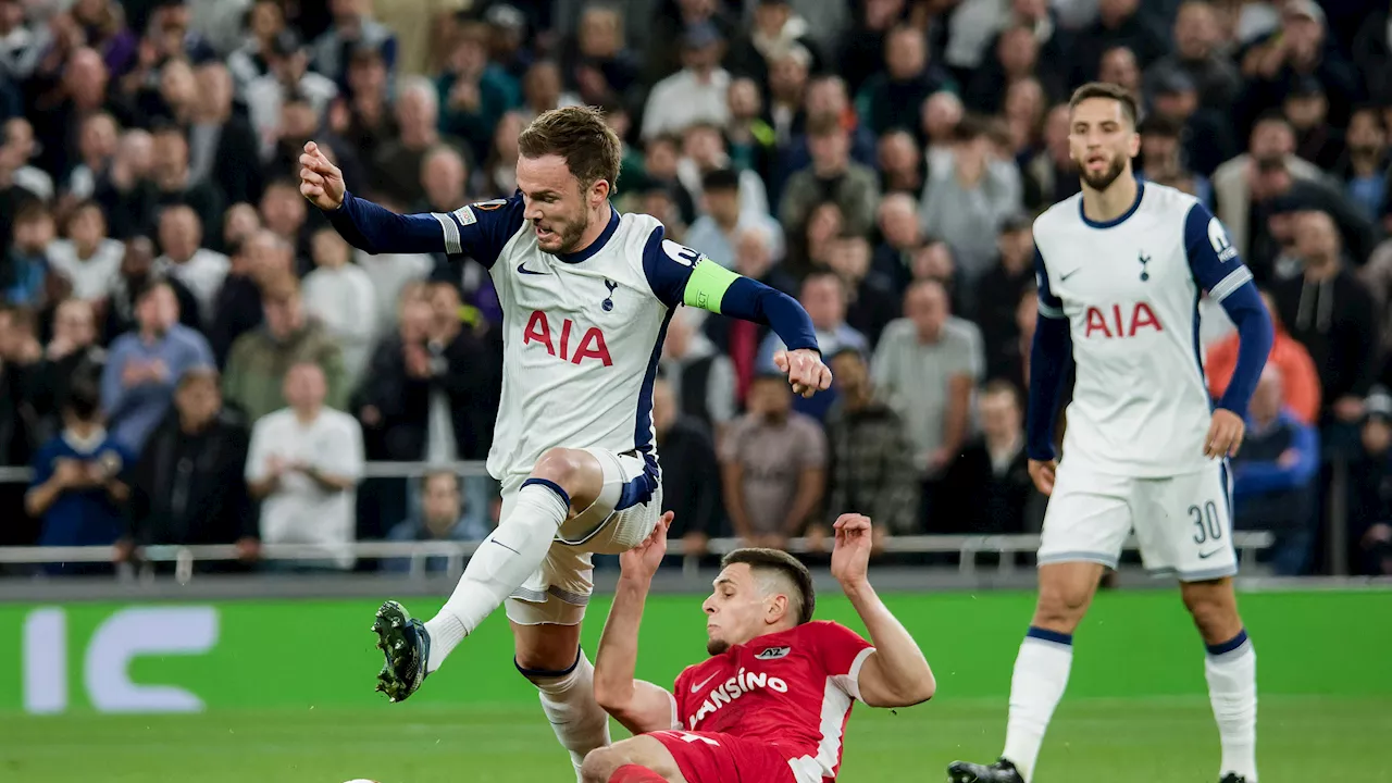 AZ verkoopt huid duur, maar gaat toch onderuit op bezoek bij Tottenham Hotspur