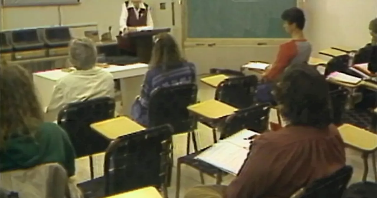 1984: Students watch soap operas for college credit