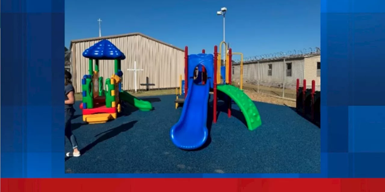 Playgrounds installed at Alabama women’s prisons to improve family visitation