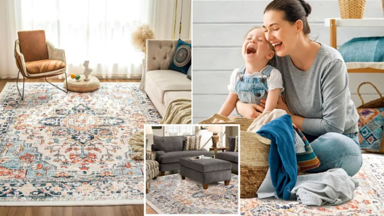 Designer-quality washable rug is slashed to less than $75 on Amazon Australia