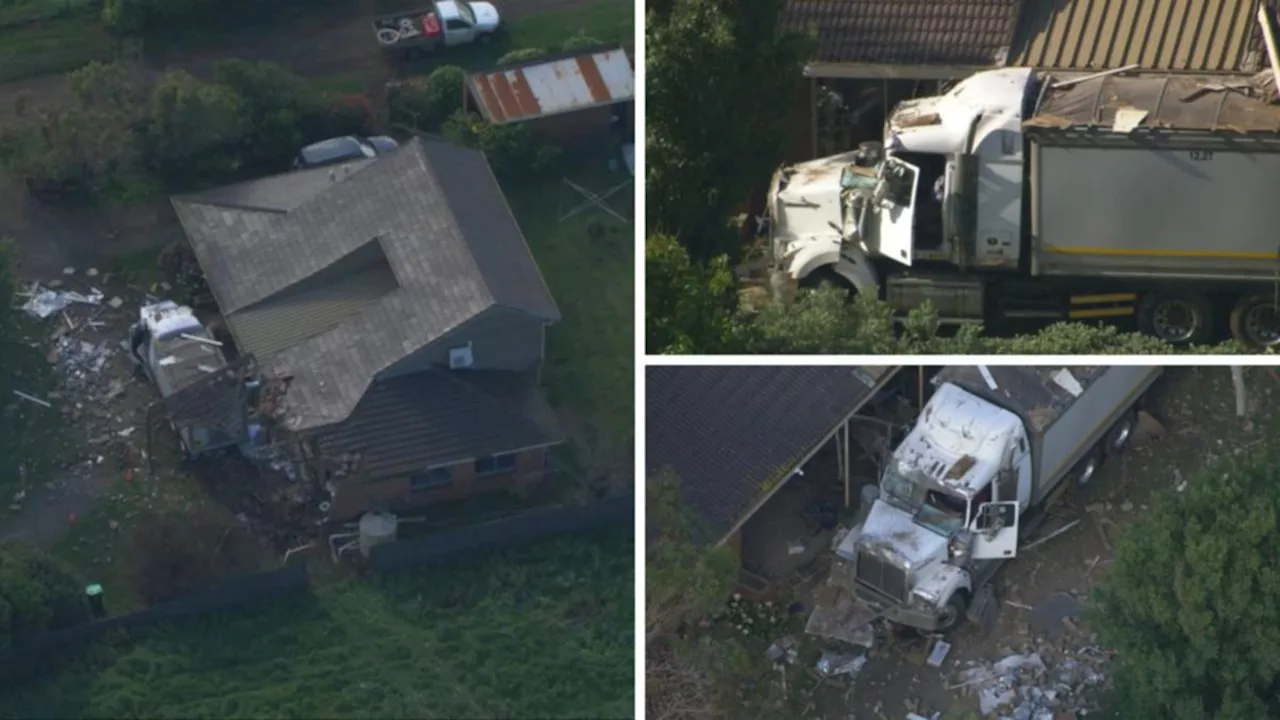 Truck smashes into house in Tower Hill in regional Victoria, killing two elderly people inside