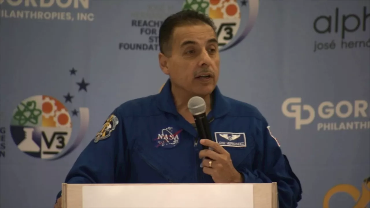 Former NASA astronaut visits namesake school in San Jose, donates more than 5,600 books