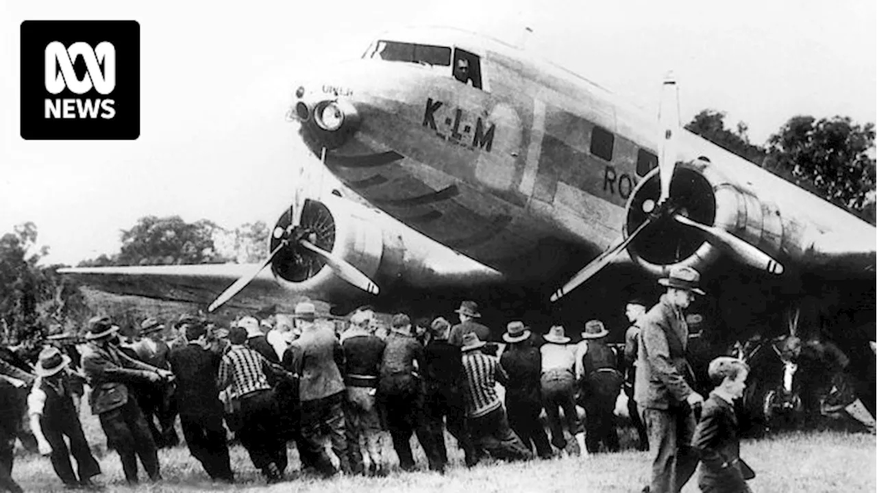 Albury residents celebrate efforts to save DC-2 KLM Royal Dutch Airlines plane