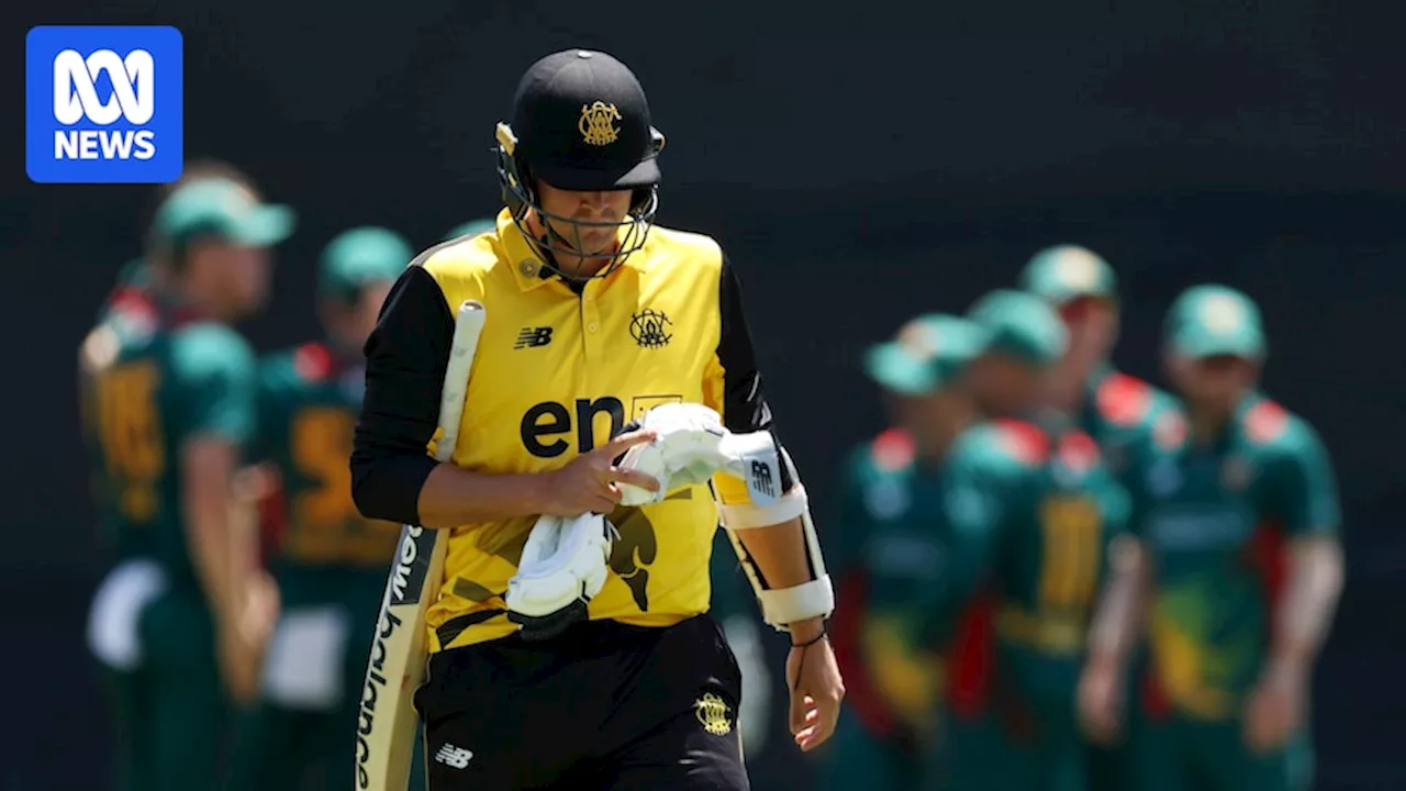 Western Australia bowled out for 53 by Tasmania at the WACA