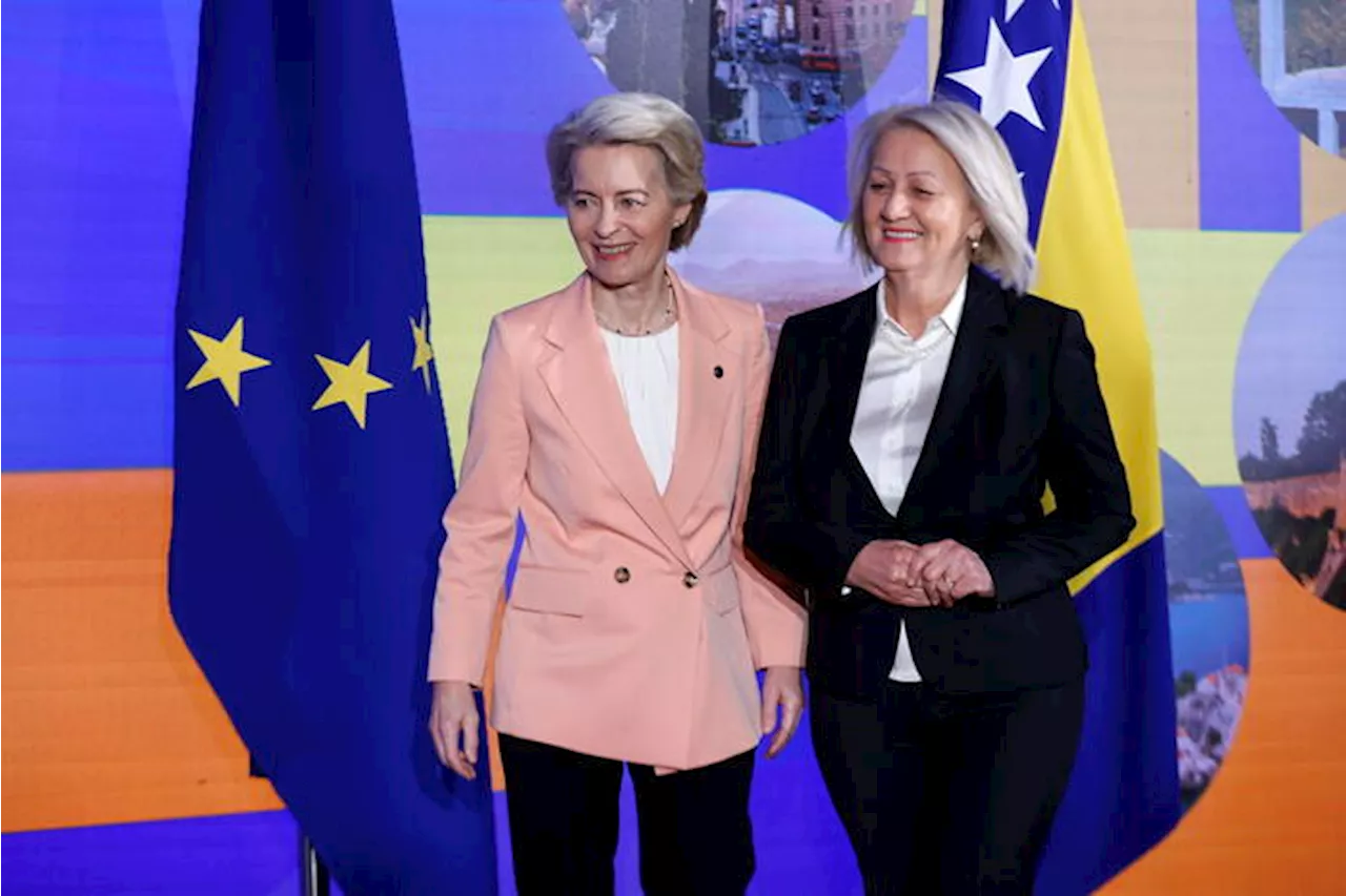 Von der Leyen, 'sicura che la Bosnia diventerà membro Ue'