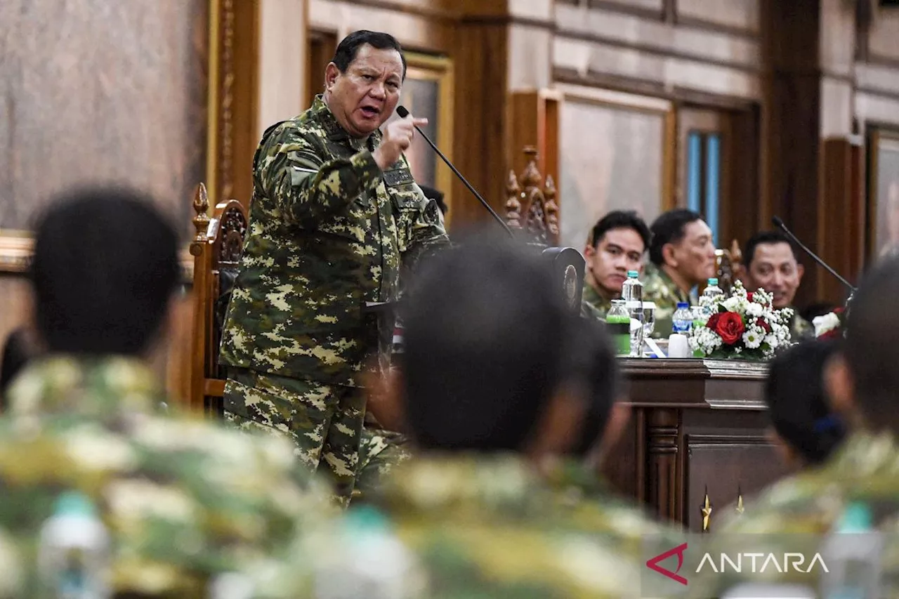 Beginilah suasana pembekalan dari Presiden Prabowo Subianto untuk Kabinet Merah Putih 2024-2029 di Akademi Militer