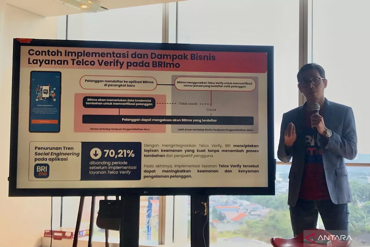 BRI jaga keamanan autentifikasi lewat Telkom Verify