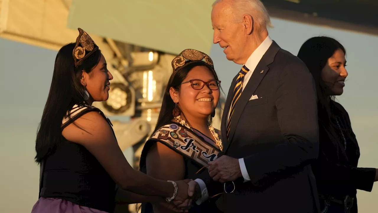 Biden heads to Indian Country as Harris steps up appeal to Native American voters