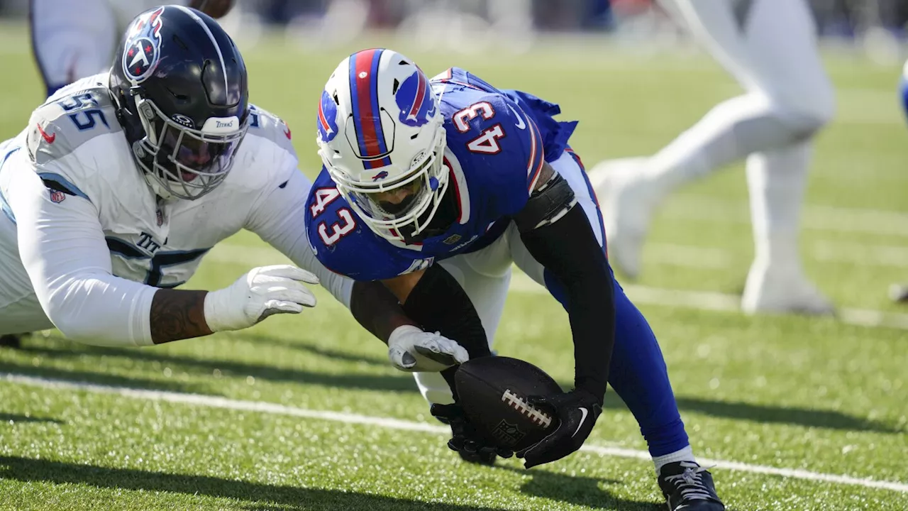 Bills coach McDermott rules out LB Bernard, DT Carter and WR Samuel from playing at Seahawks