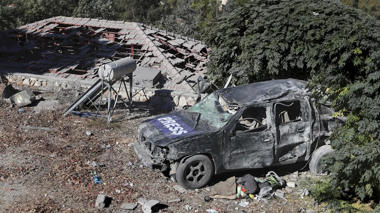 Israeli airstrike in south Lebanon kills 3 journalists as they sleep