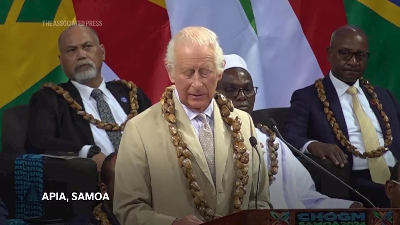 King Charles tells Commonwealth leaders In Samoa that past can't be changed