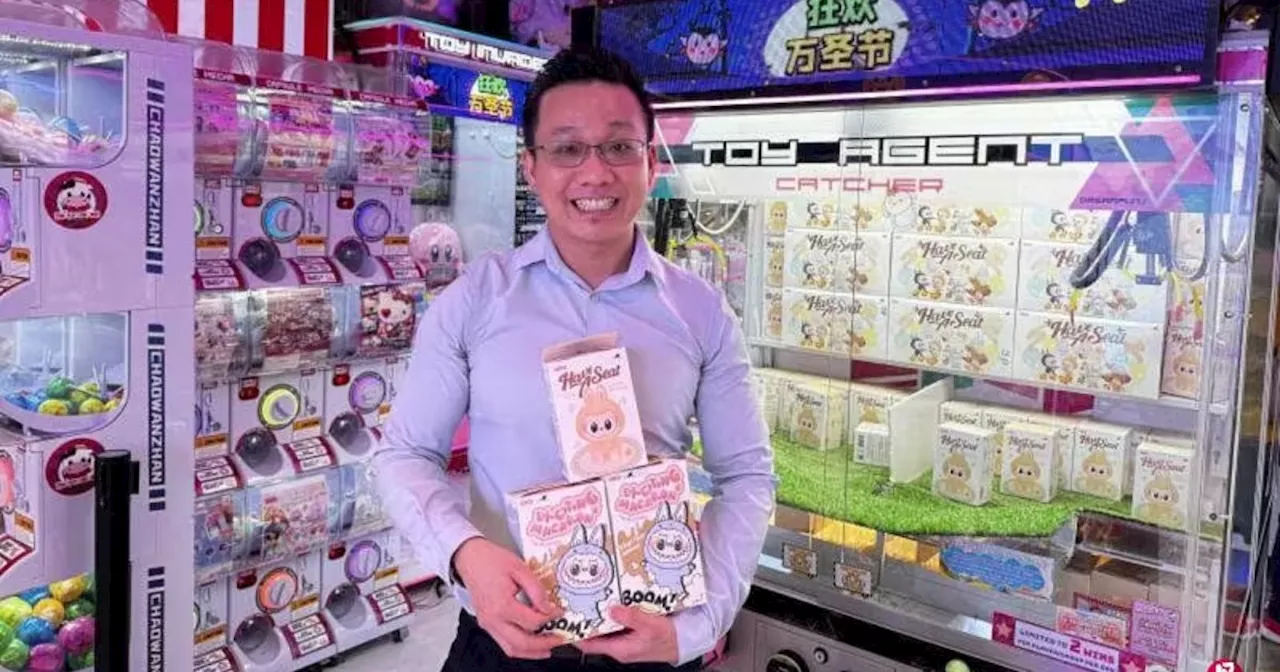 Man plays Labubu claw machines almost daily; has spent over $10k on dolls