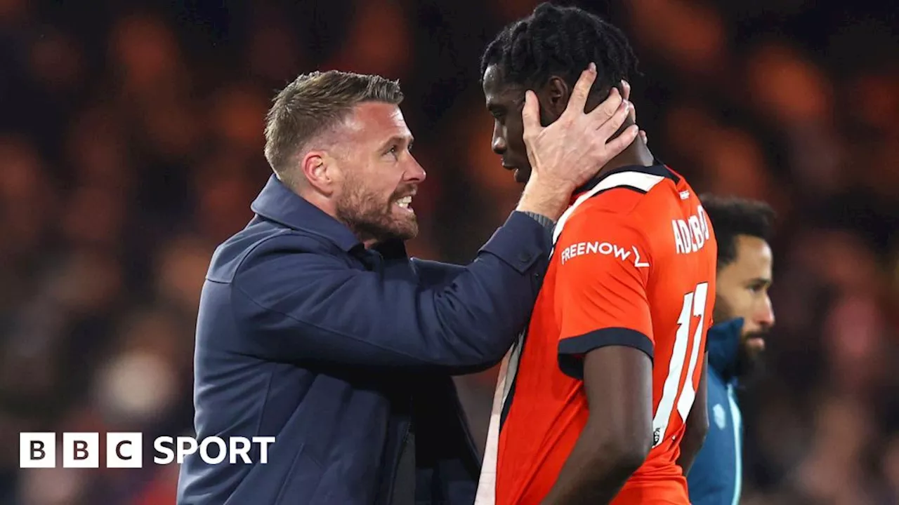 Rob Edwards: Luton Town boss condemns racist abuse towards Elijah Adebayo