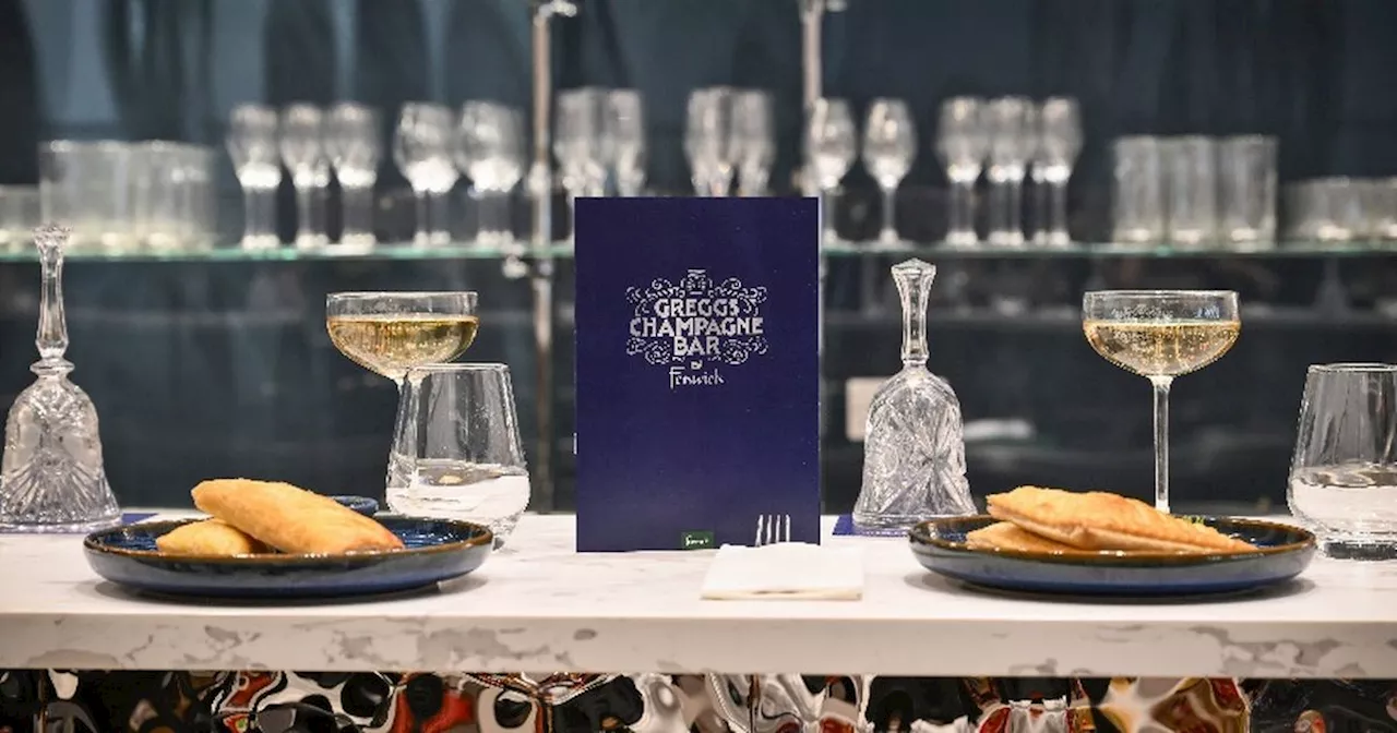 Greggs opens its first Champagne bar and you can book a seat now