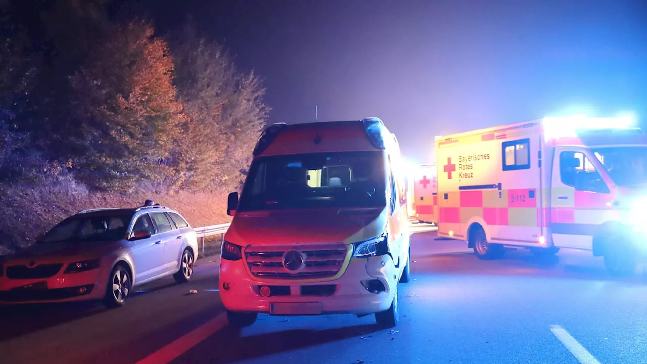 Tragischer Unfall in Bayern: Mann von Rettungswagen auf A3 getötet