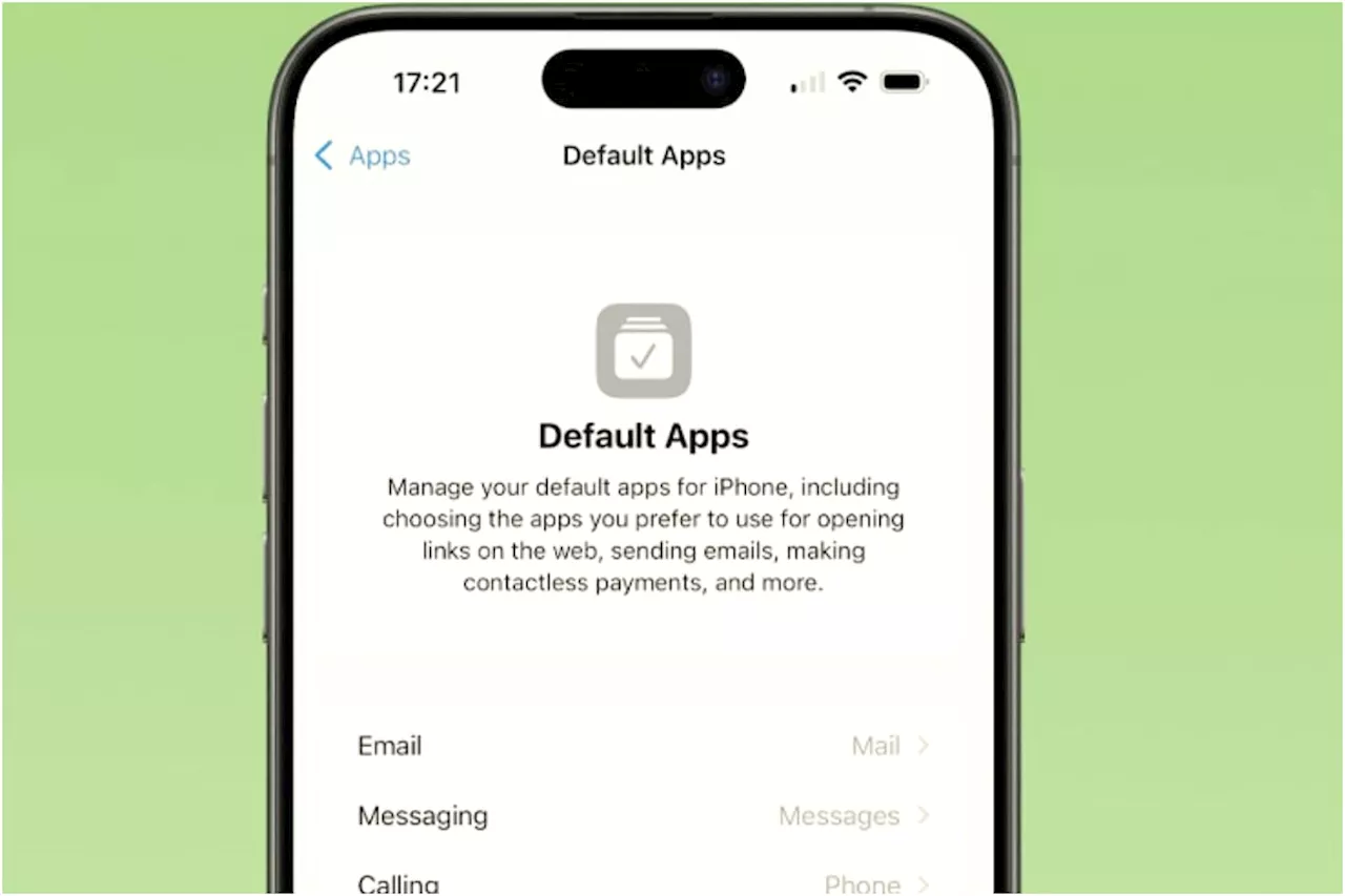 Apple Rolls Out Default Apps Menu for Messages and Calls in iOS 18.2