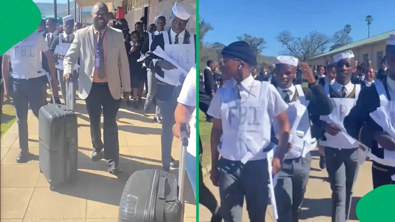 “The Love Is Overwhelming”: Learners Pose As FBI Agents Escorting Principal to Exam, SA Touched