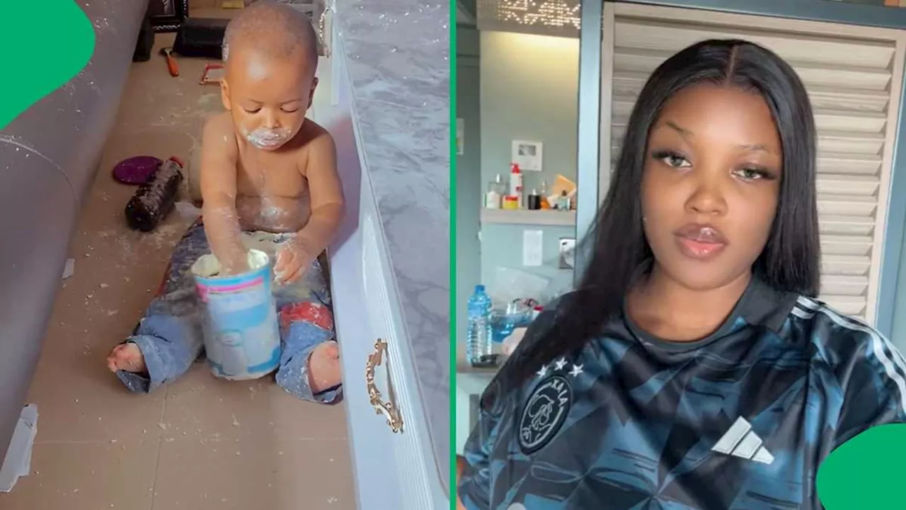 “These People Can Test Your Patience”: SA Reacts to Baby Playing With Baby Formula