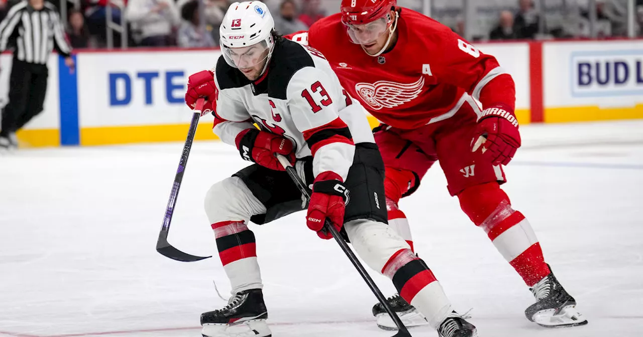 Patrick Kane's late power-play goal lifts Red Wings to win over Devils