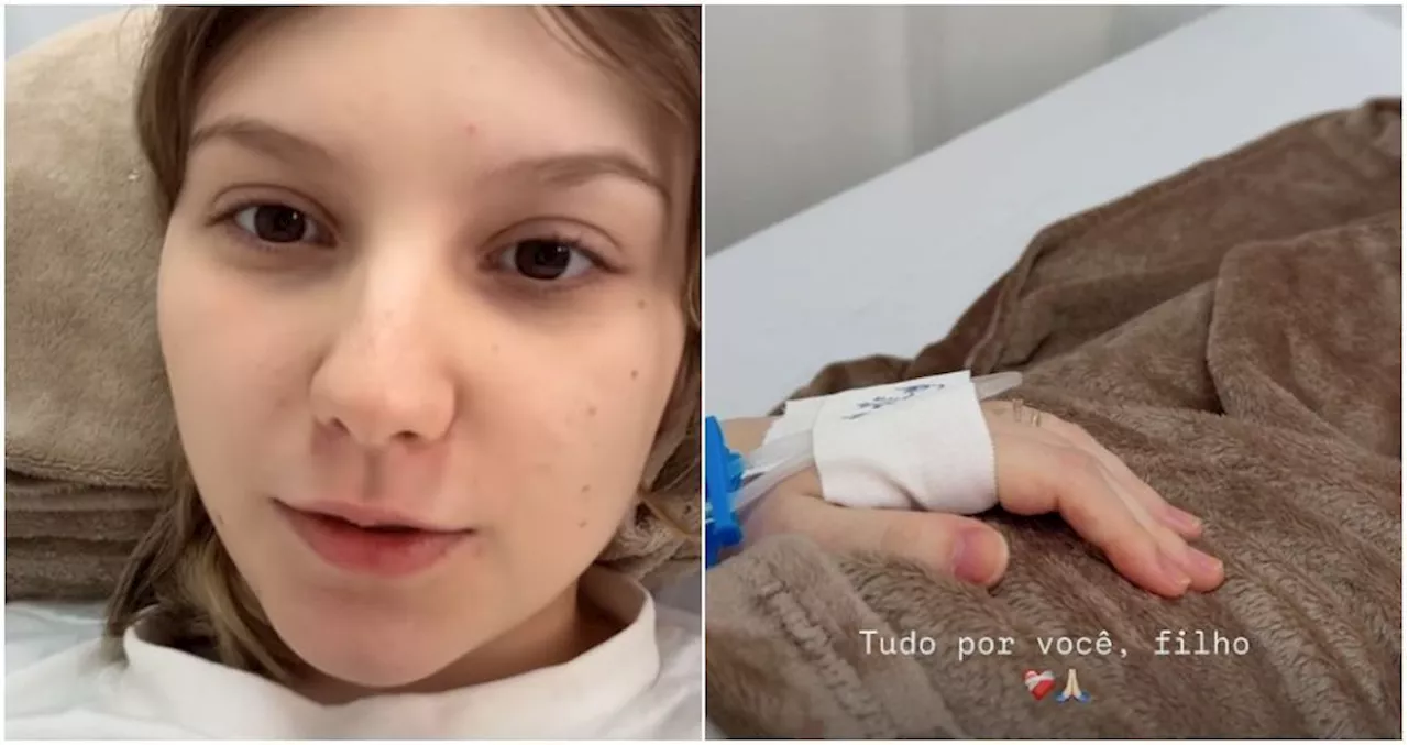 Grávida e em quimioterapia, Isabel Veloso se declara ao filho: “Tudo por você”