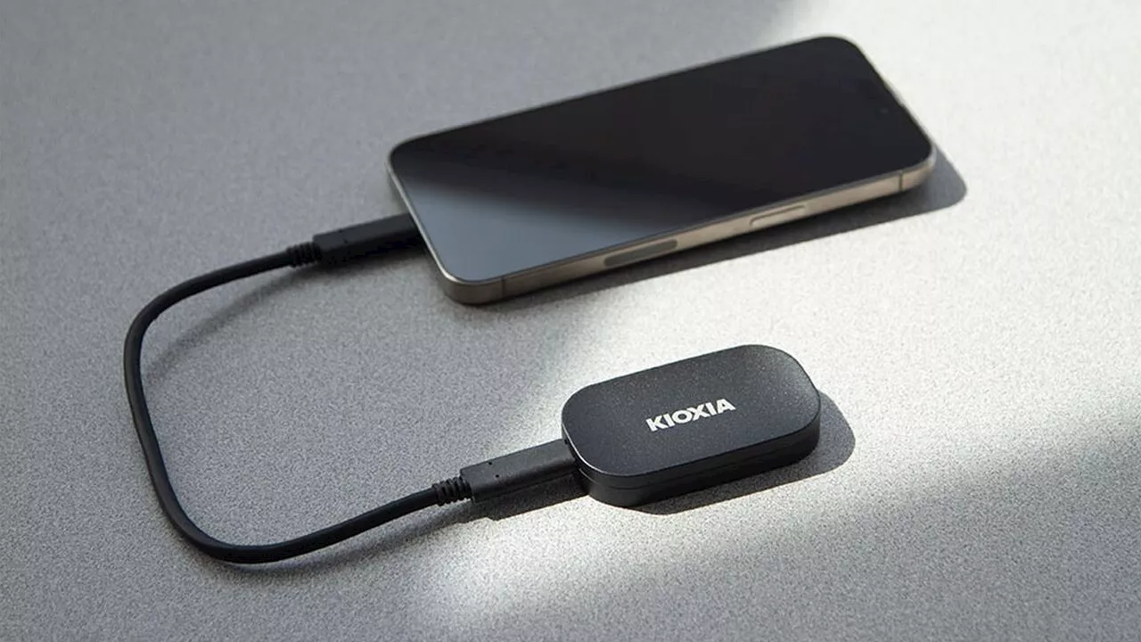 Exceria Plus G2 Portable: Kioxia schrumpft externe SSD deutlich