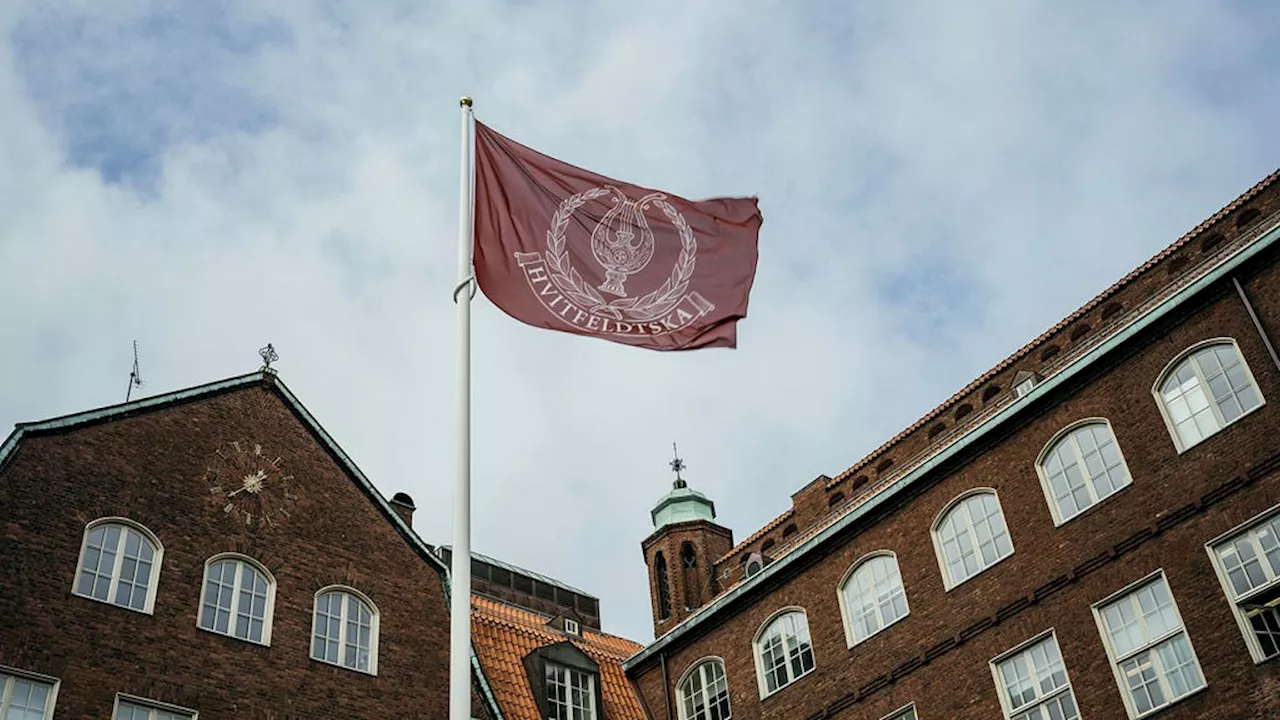 Stort vapenfynd på Hvitfeldtska i Göteborg