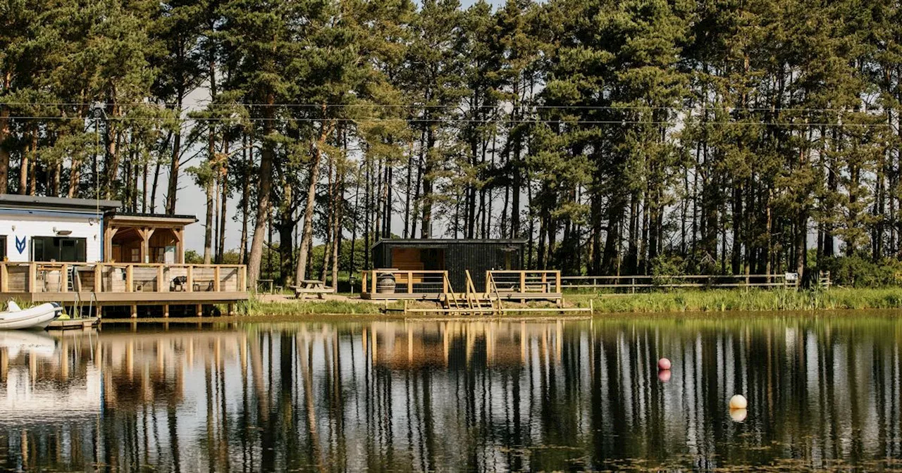 Scenic new lakeside sauna opens up on Scotland's east coast