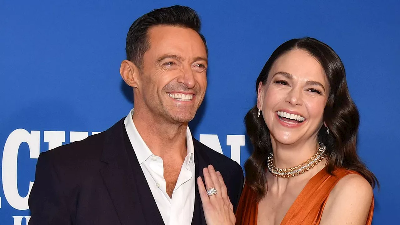 Hugh Jackman is 'in love' with Broadway co-star Sutton Foster a year after divorce