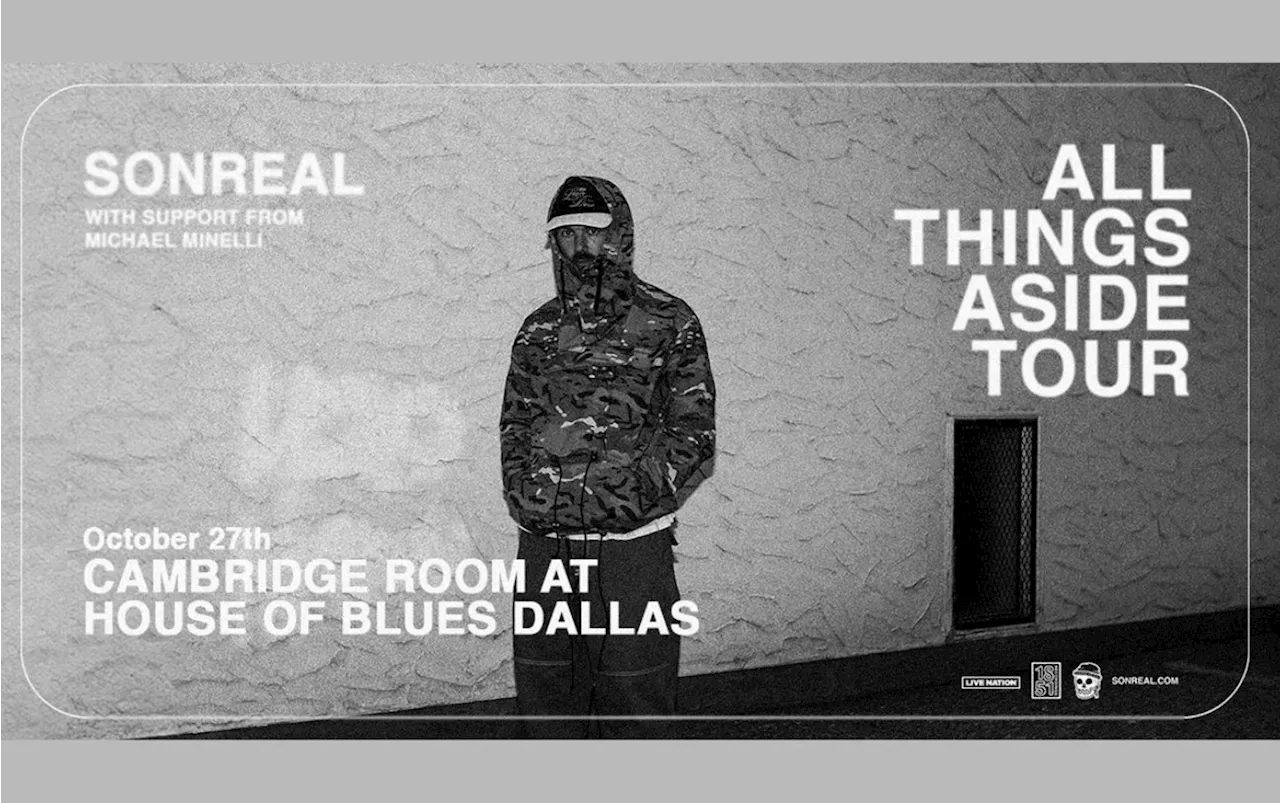 Win 2 tickets to SonReal “All Things Aside” Tour!