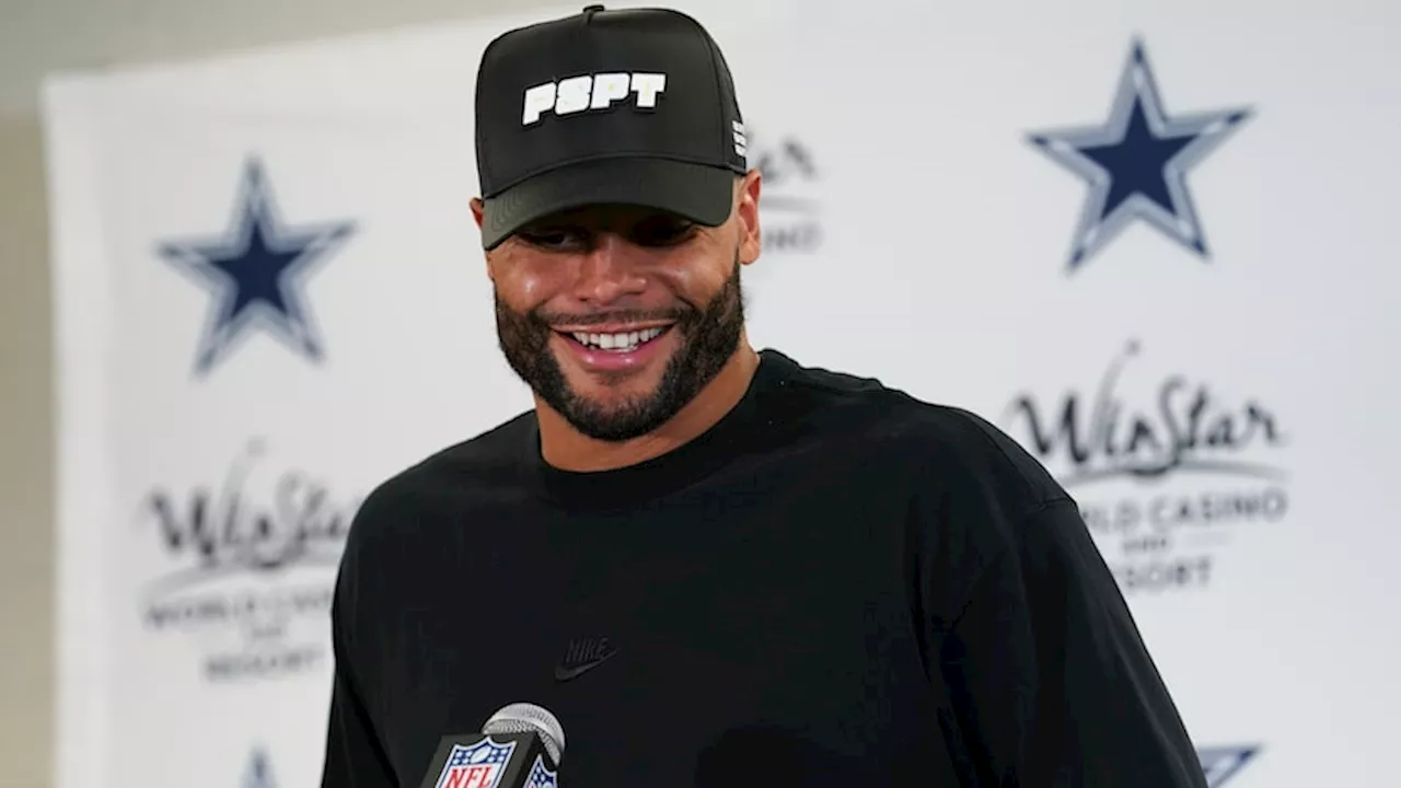 Cowboys QB Dak Prescott shares story of how he proposed to fiancée Sarah Jane Ramos