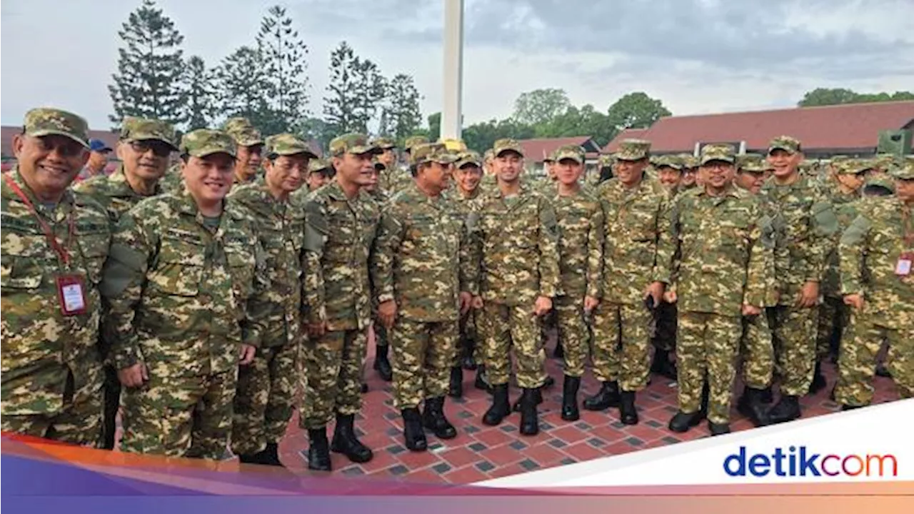 Gagahnya Raffi Ahmad Pakai Seragam Komcad ikut Reatret di Akmil Magelang